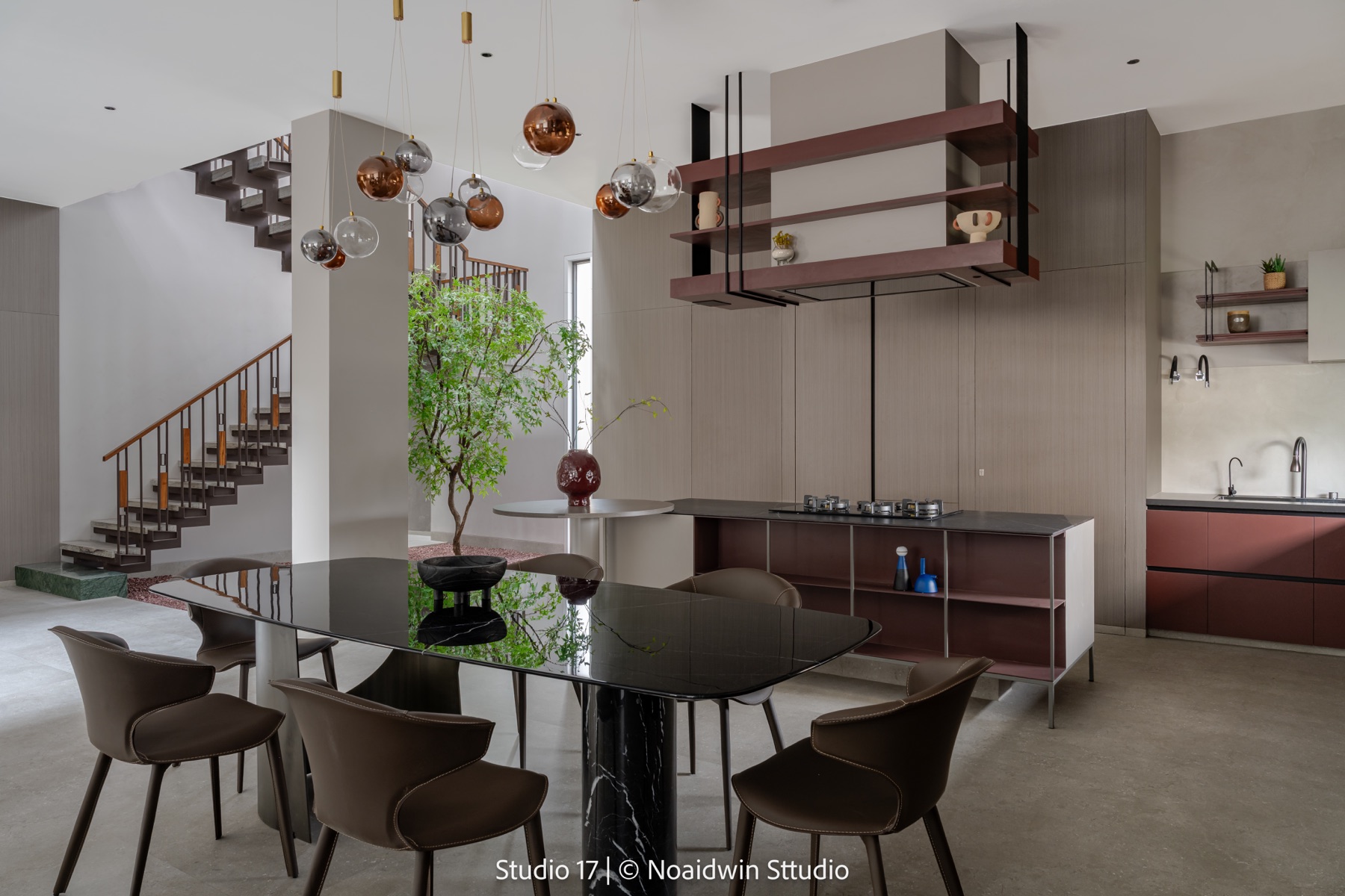 BALDANIYA HOME dining room and open kitchen