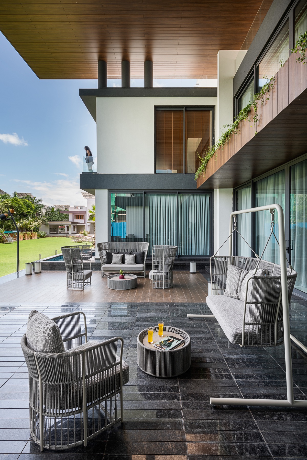 G.R. Asodaria outdoor lounge