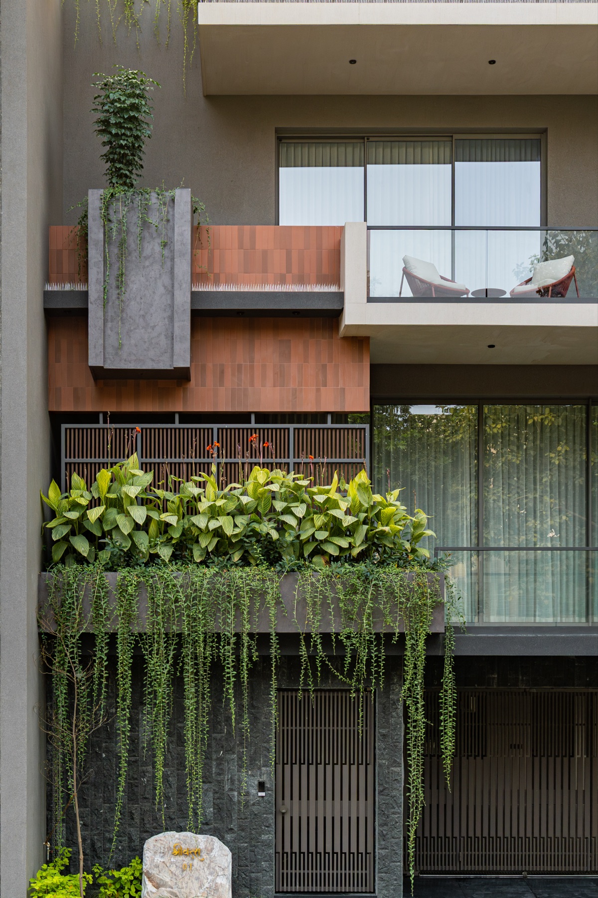 Samarpan facade planting